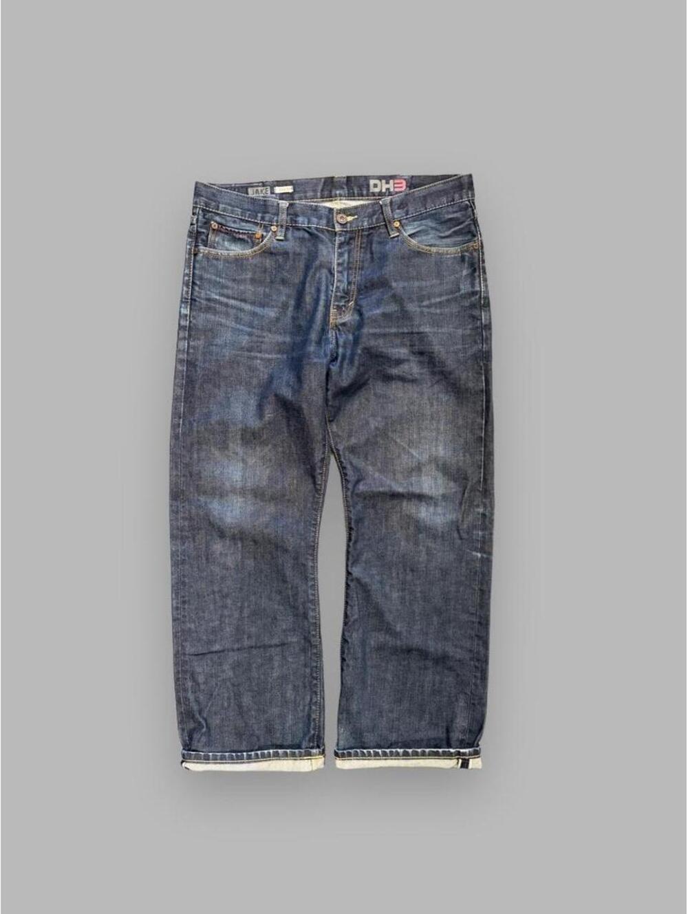 Y2K DH3 Loose Fit Raw Selvedge Denim